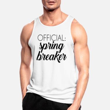 Spring Break Spring Break / Spring Break: Officiella spring break - Sporttanktopp herr