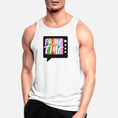 Télévision T-shirt de fête hipster Prime Time - Débardeur sport Homme