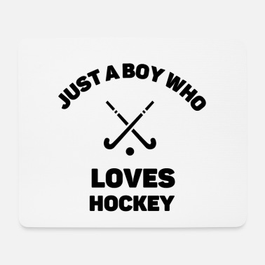 Hockey Bara en pojke som älskar hockey - Musmatta