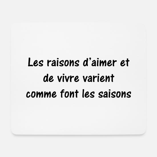 Citation De La Vie Aragon Tapis De Souris Spreadshirt