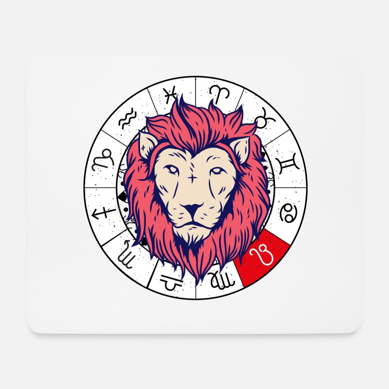 leo zodiac desktop lion signe zodiac -astrologie mouse pad for laptop