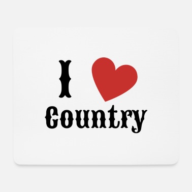Country Jag älskar Country Country Music Gift - Musmatta