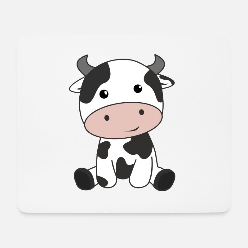 Baby Cow Farm Animal Rustic Personalized Rubber Mouse Pad