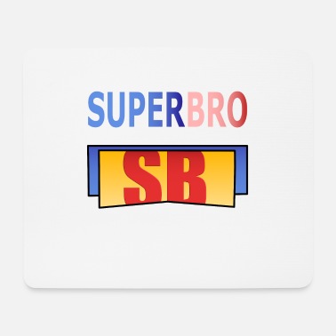 Superbra Super Bro superbror presentfödelsedag - Musmatta