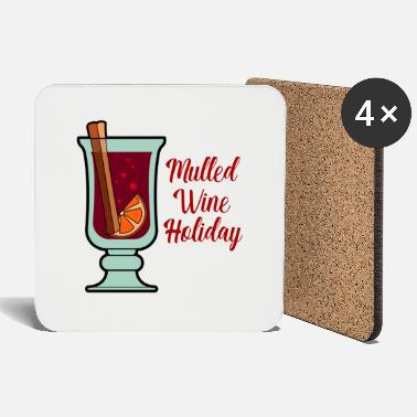 Christmas Wine COASTER Drink Up Grinches Its Christmas