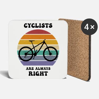 Kette Radfahrer haben immer Recht - Untersetzer