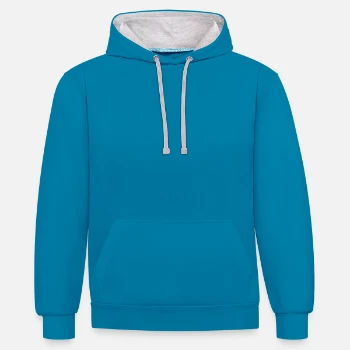 Sudadera con capucha contraste
