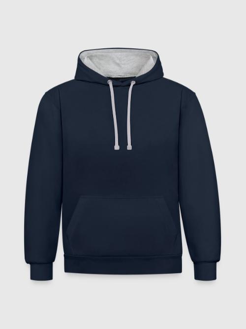 Kontrast-Hoodie