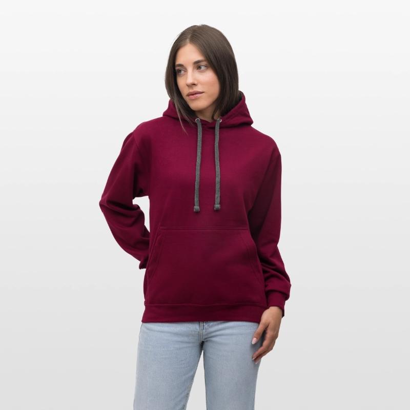 Kontrast-Hoodie