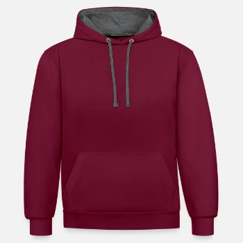 Sudadera con capucha contraste