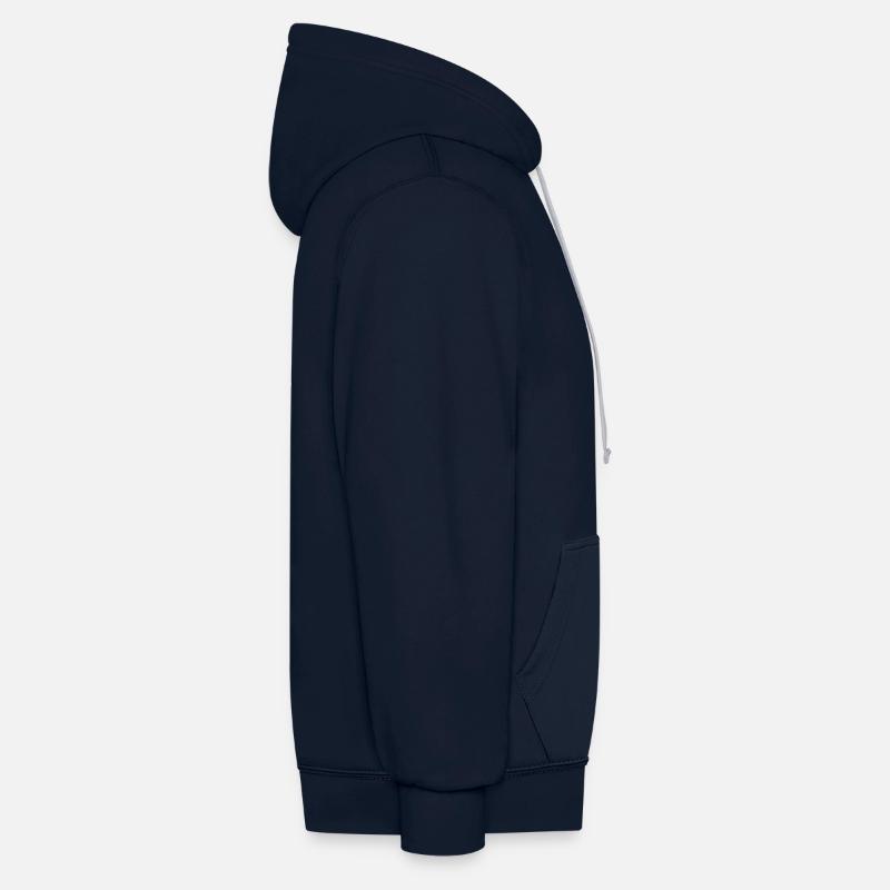 Sudadera con capucha contraste