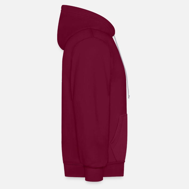 Sweat à capuche contrasté