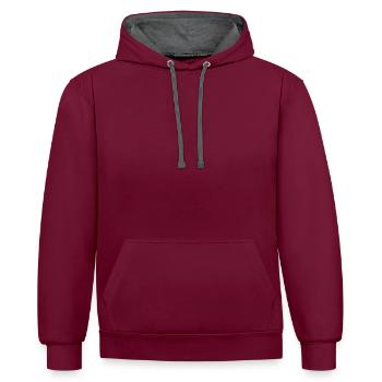 Sudadera con capucha contraste