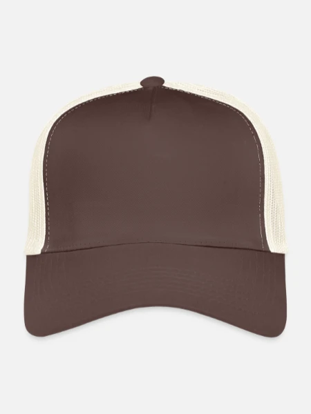 Trucker Cap - brown/beige - Front