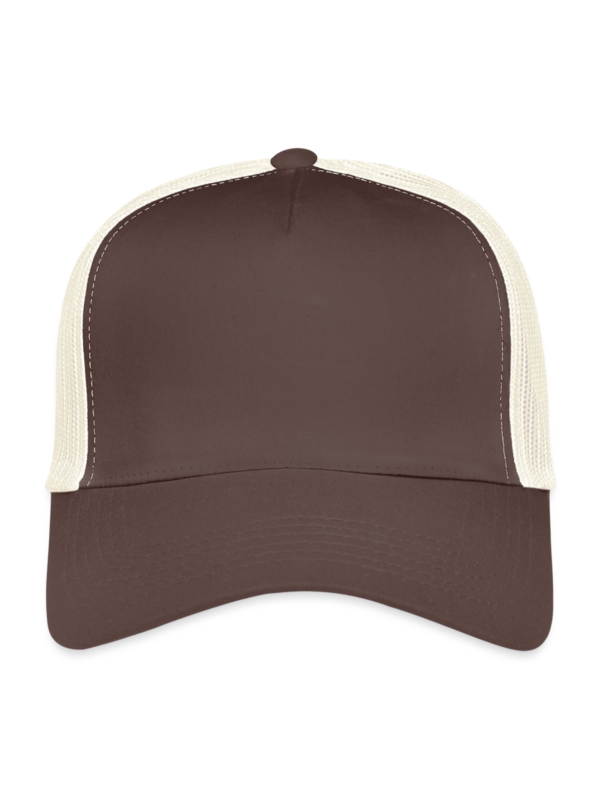 Trucker Cap - brown/beige - Front