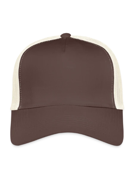 Trucker Cap - brown/beige - Front