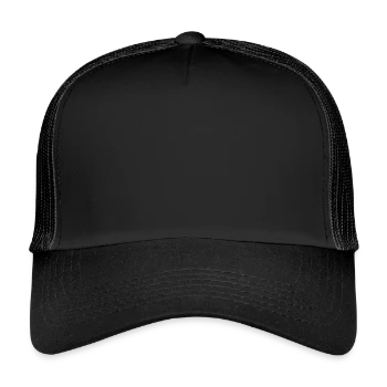 Casquette trucker  - noir/noir - Devant - Alexander (188cm)
