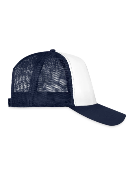 Trucker Cap - white/navy - Right