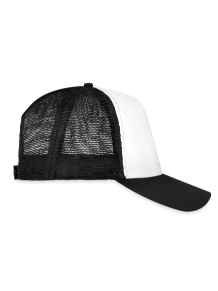 Trucker Cap - white/black - Right