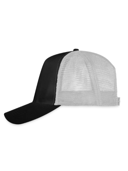Trucker Cap - Schwarz/Steingrau - Links