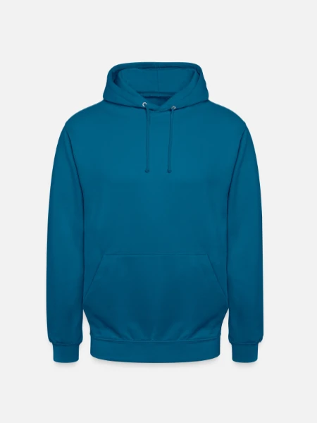 Unisex Hoodie - Tiefseeblau  - Vorne