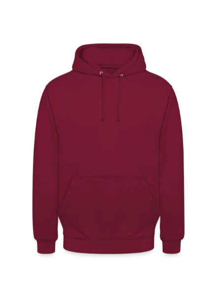 Unisex Hoodie - Bordeaux - Vorne