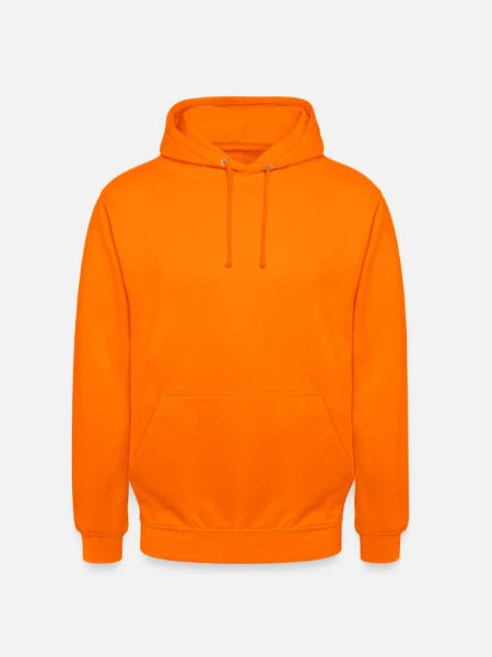 Unisex Hoodie - orange - Front