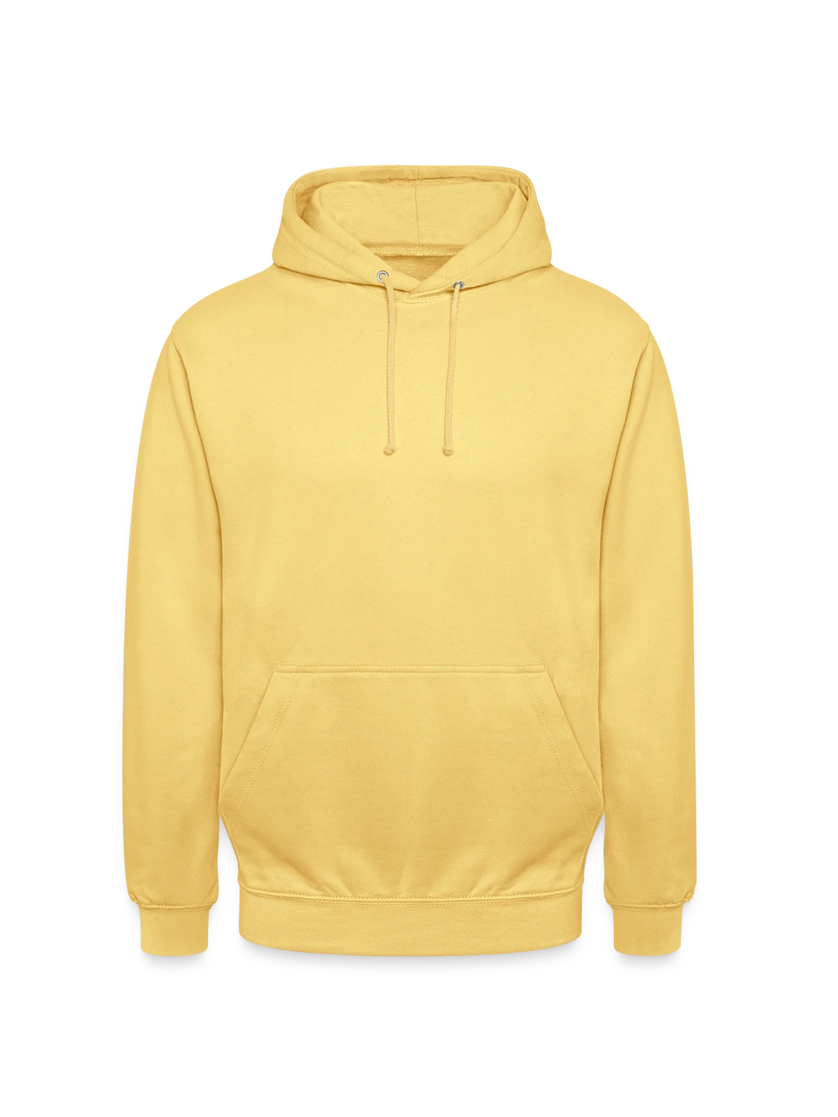 Unisex Hoodie - lemon yellow - Front
