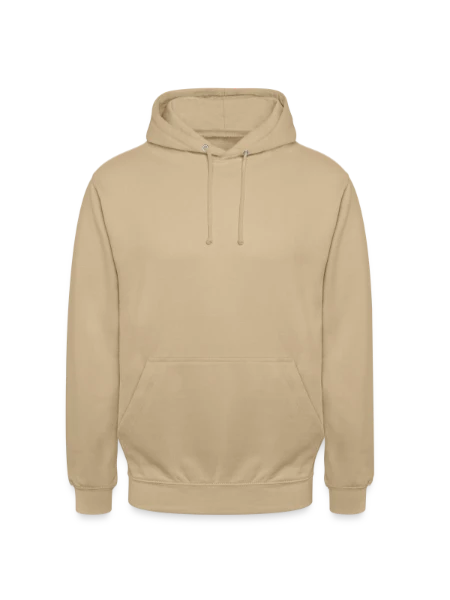 Unisex Hoodie - Beige - Vorne