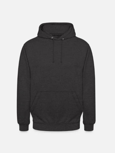 Unisex Hoodie - charcoal grey - Front