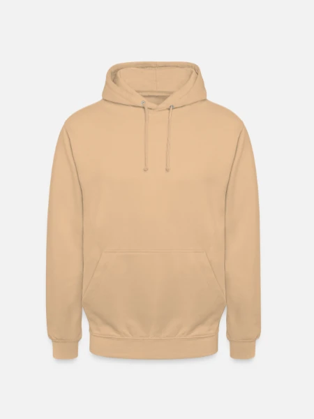 Unisex Hoodie - peach - Front