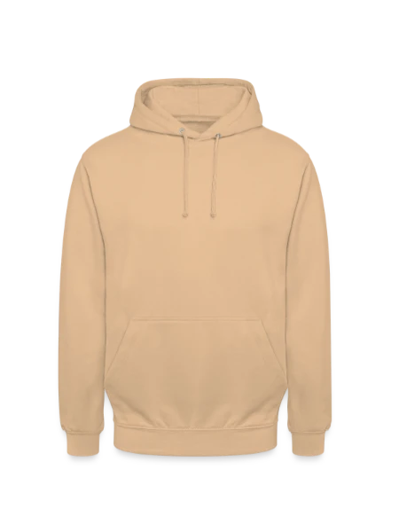 Unisex Hoodie - Pfirsich - Vorne