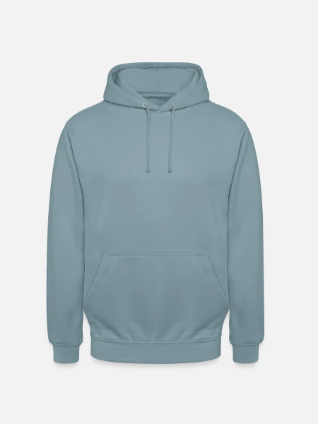 Unisex Hoodie - stonewash blue - Front