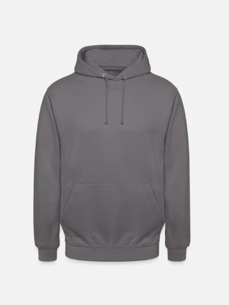 Unisex Hoodie - elephant grey - Front