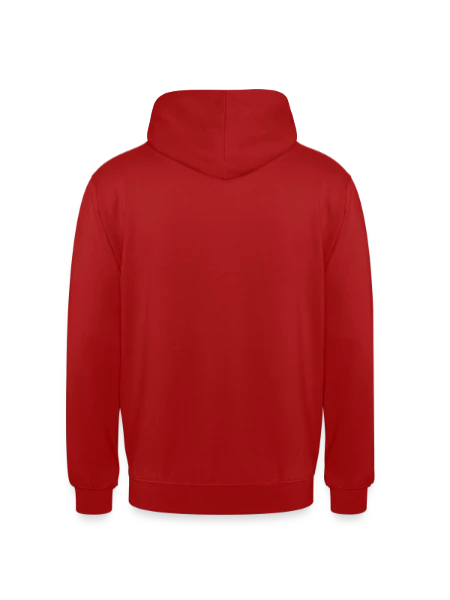 Unisex Hoodie - red - Back