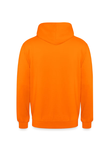 Unisex Hoodie - orange - Back