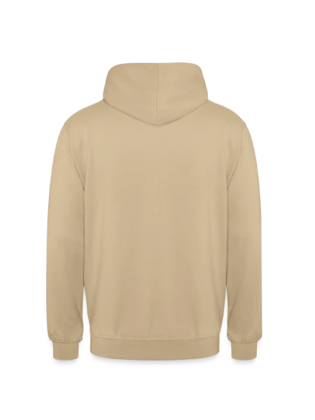 Unisex Hoodie - Beige - Hinten