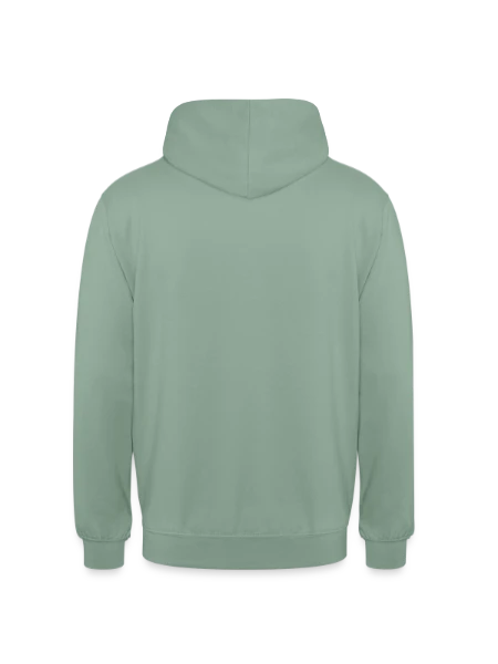 Unisex Hoodie - steel green - Back