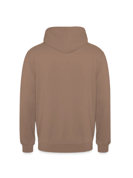 Unisex Hoodie - mocha - Back
