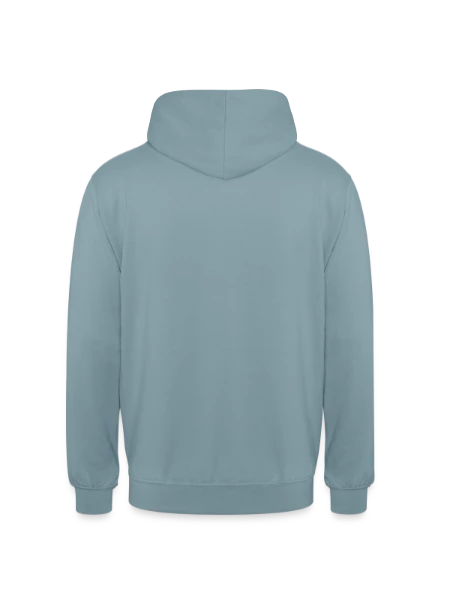 Unisex Hoodie - stonewash blue - Back