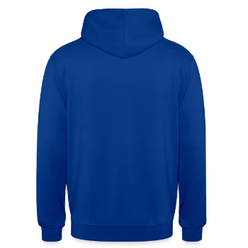 Unisex Hoodie - bright royal - Back - Michal (187cm)