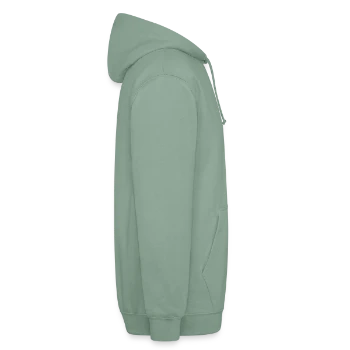 Unisex Hoodie - steel green - Right - Michal (187cm)