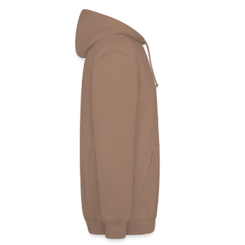 Unisex Hoodie - mocha - Right - Michal (187cm)