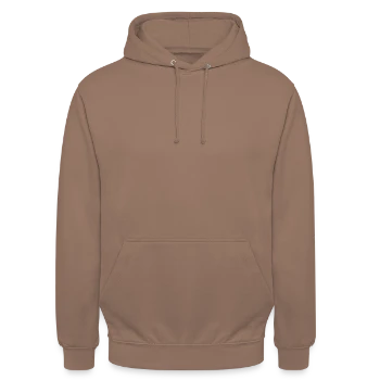 Sweat-shirt à capuche unisexe - moka