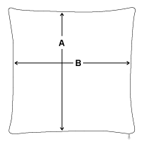 Sofa pillowcase 17.3'' x 17.3'' (45 x 45 cm)
