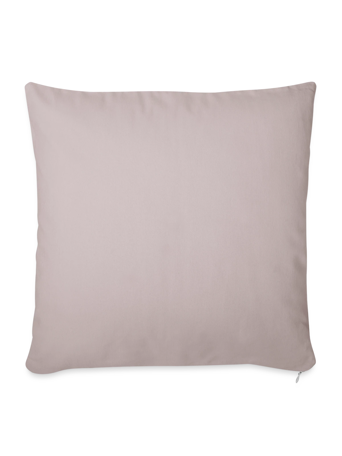 Housse de coussin décorative 45 x 45 cm - taupe clair - Devant