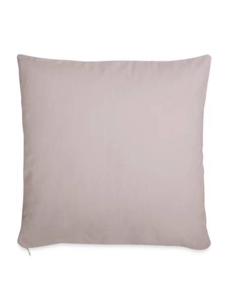 Housse de coussin décorative 45 x 45 cm - taupe clair - Dos