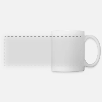 Mug panoramique contrasté et blanc
