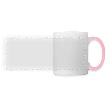 Mug panoramique contrasté et blanc