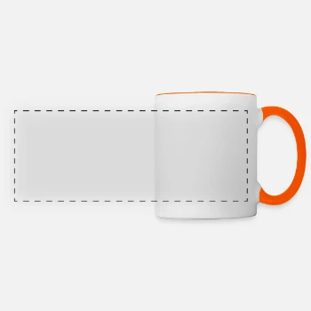 Mug panoramique contrasté et blanc